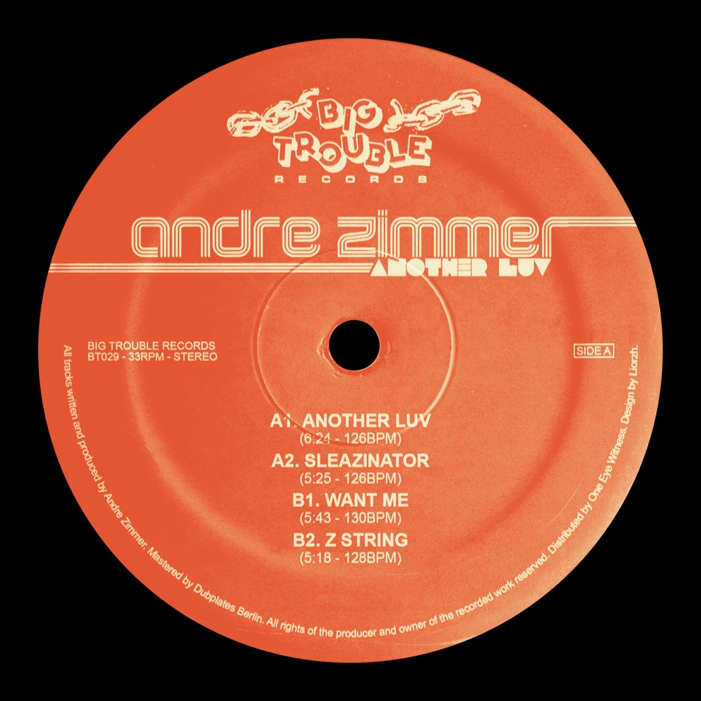 Andre Zimmer — Another Luv EP artwork