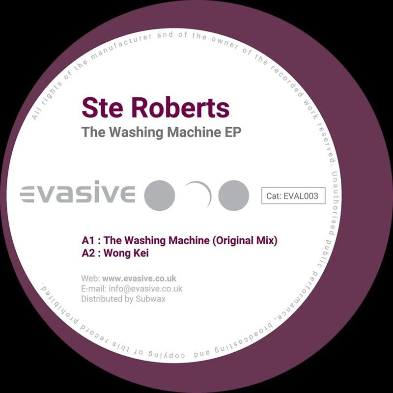Ste Roberts — The Washing Machine EP (incl. Rob Pearson Remix) artwork