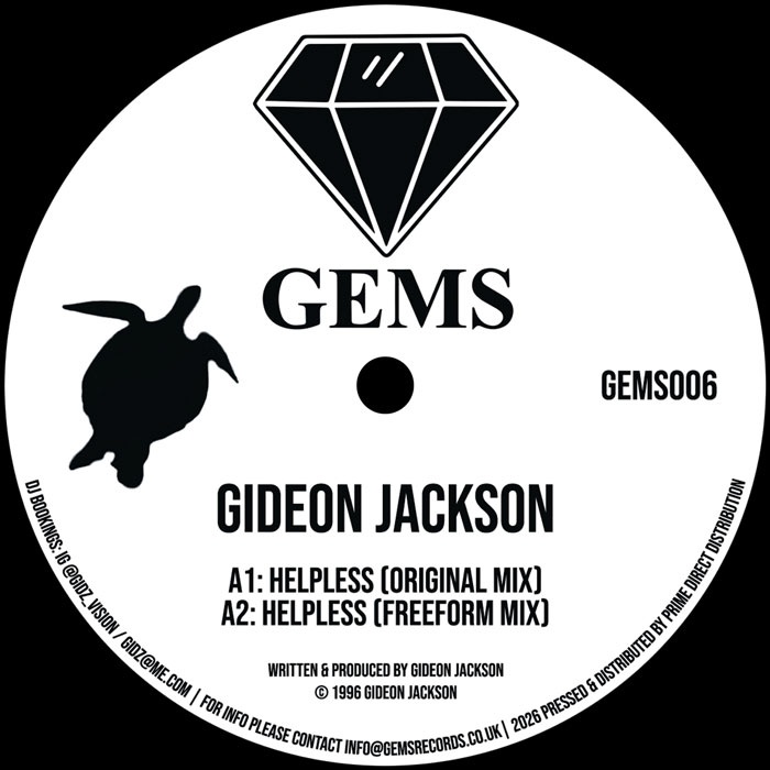 Gideon Jackson — Helpless / Sales In The Wind artwork