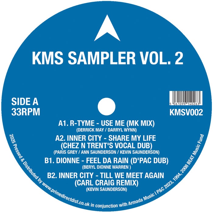 R-Tyme / Inner City / Dionne — KMS Sampler Vol.2 artwork