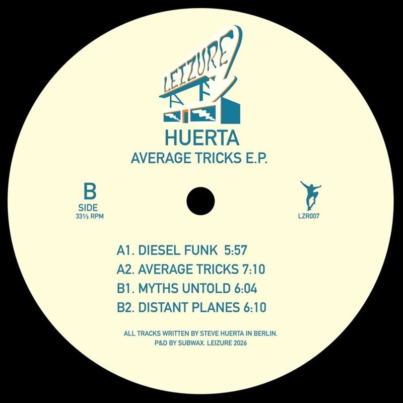 Huerta — Average Tricks EP artwork