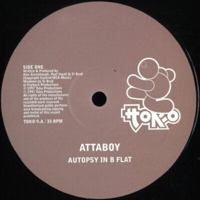 Attaboy — AUTOPSY IN B FLAT / KOOKABURRA artwork